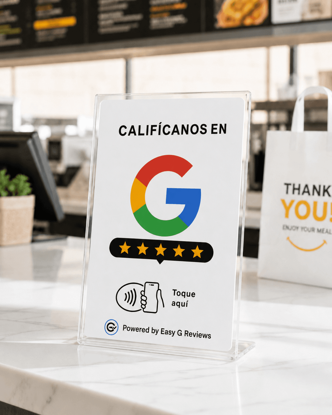 NFC counter stand for checkout counters