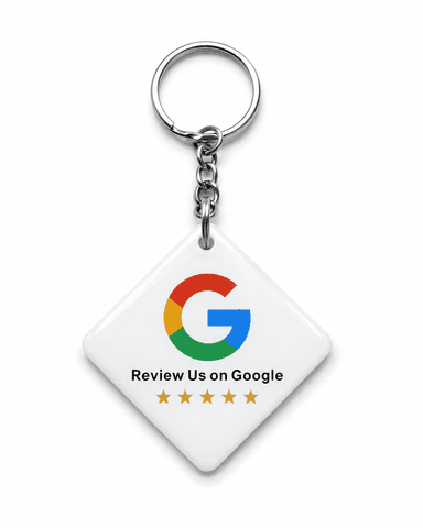 White keychain